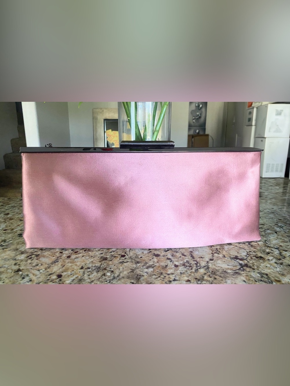 NWOT Glint Satin Evening Bag